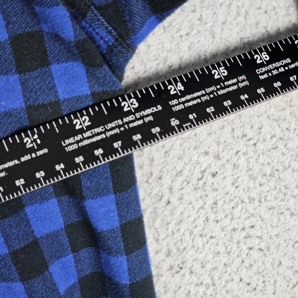 Polo Ralph Lauren Rugby Flannel Shirt Men's XL Plaid Long Sleeve Half‎ Button-Up
